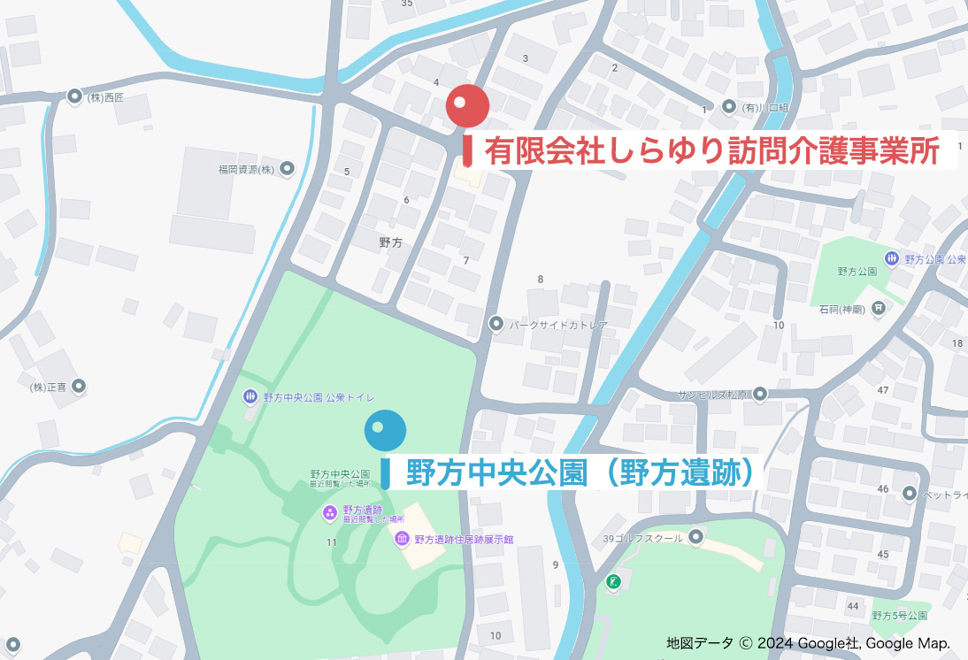 有限会社しらゆり介護事業所のマップ